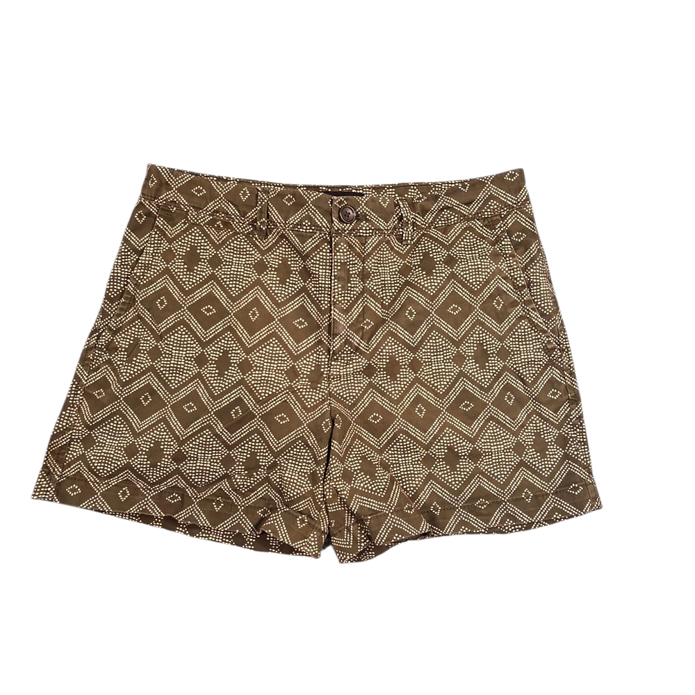 Banana Republic Brown Diamond Pattern Shorts